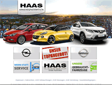 Tablet Screenshot of haas-automobile.de